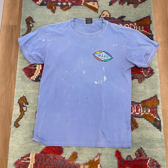 Vintage 90s Maui Hawaii Men’s Graphic T-shirt - Picture 1 of 5